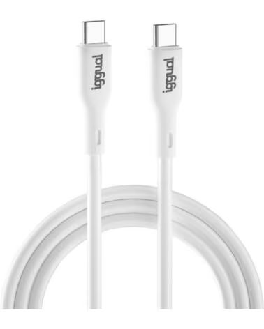 IGGUAL CABO USB-C PARA 100 CM BRANCO 3A 60W IGG317365