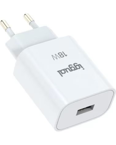 IGGUAL CARREGADOR 1XUSB-A CARGA RÁPIDA QC30 18W