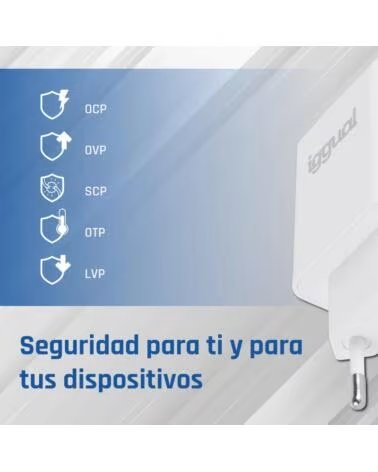 IGGUAL SCHNELLLADEGERÄT FÜR DIE STECKDOSE USB PD TYP C 30W IGG318317