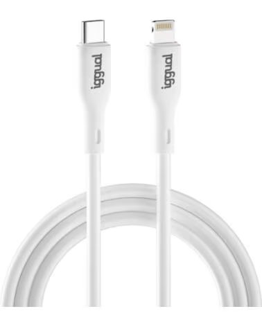 IGGUAL CÂBLE USB-C VERS LIGHTNING 100 CM BLANC IGG317761 3A