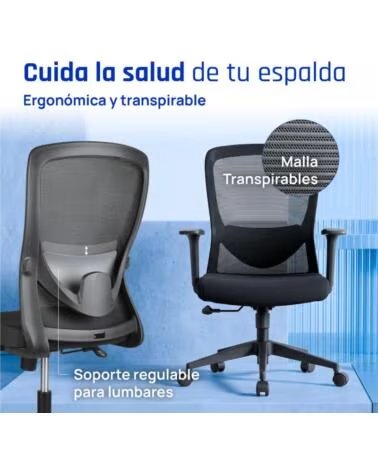 IGGUAL CADEIRA DE ESCRITÓRIO ERGOLINE EN1335 150KG