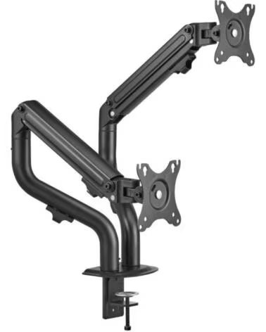 IGGUAL SPMP02 SUPPORTO CON MORSETTO DUE MONITOR 17-32 POLLICI