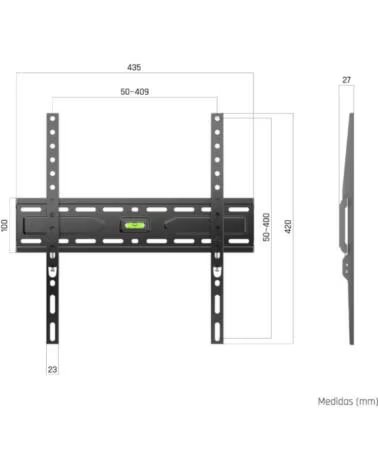 IGGUAL SPTV11-L SUPPORT MURAL TV FIXE 21-75 POUCES 45KG