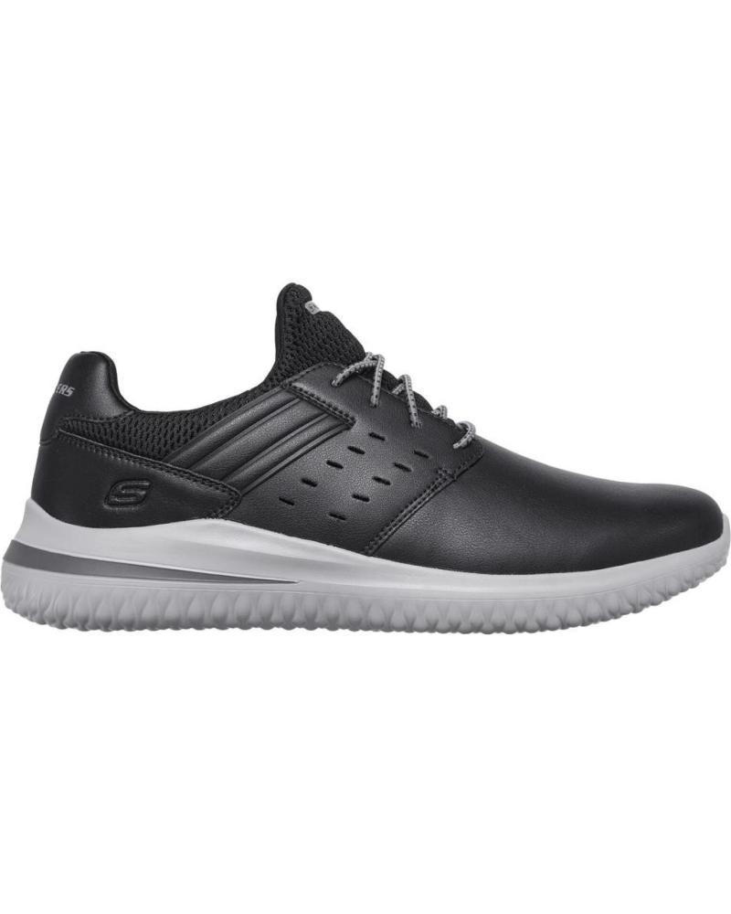Sportif pour Homme SKECHERS SNEAKERS HOMBRE DELSON 3 0 - EZRA NEGRO NEGRO