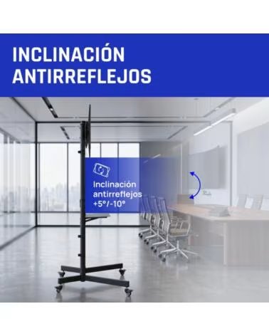 IGGUAL SRTV75 Soporte TV suelo ruedas 32-75 70kg