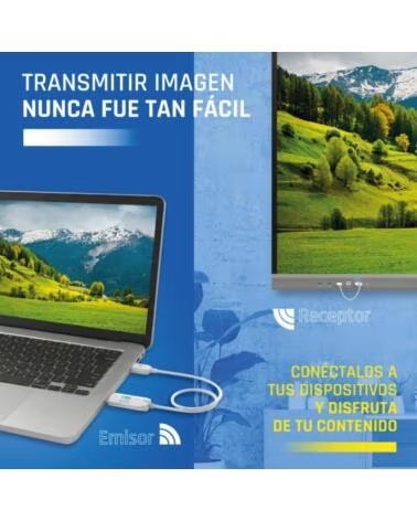 IGGUAL Transmisor y receptor HDMI FHD inalambrico