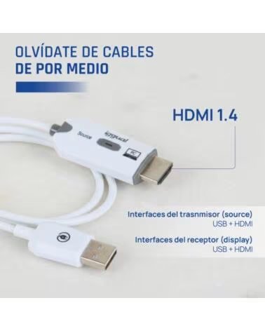 IGGUAL Transmisor y receptor HDMI FHD inalambrico