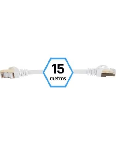 IGGUAL Latiguillo CAT7 SFTP LSZH 15 metros blanco