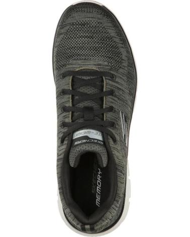 Sportschuhe für Herren SKECHERS ZAPATILLAS TRACK FRONT RUNNER PARA HOMBRE EN COLOR VERDE VERDE