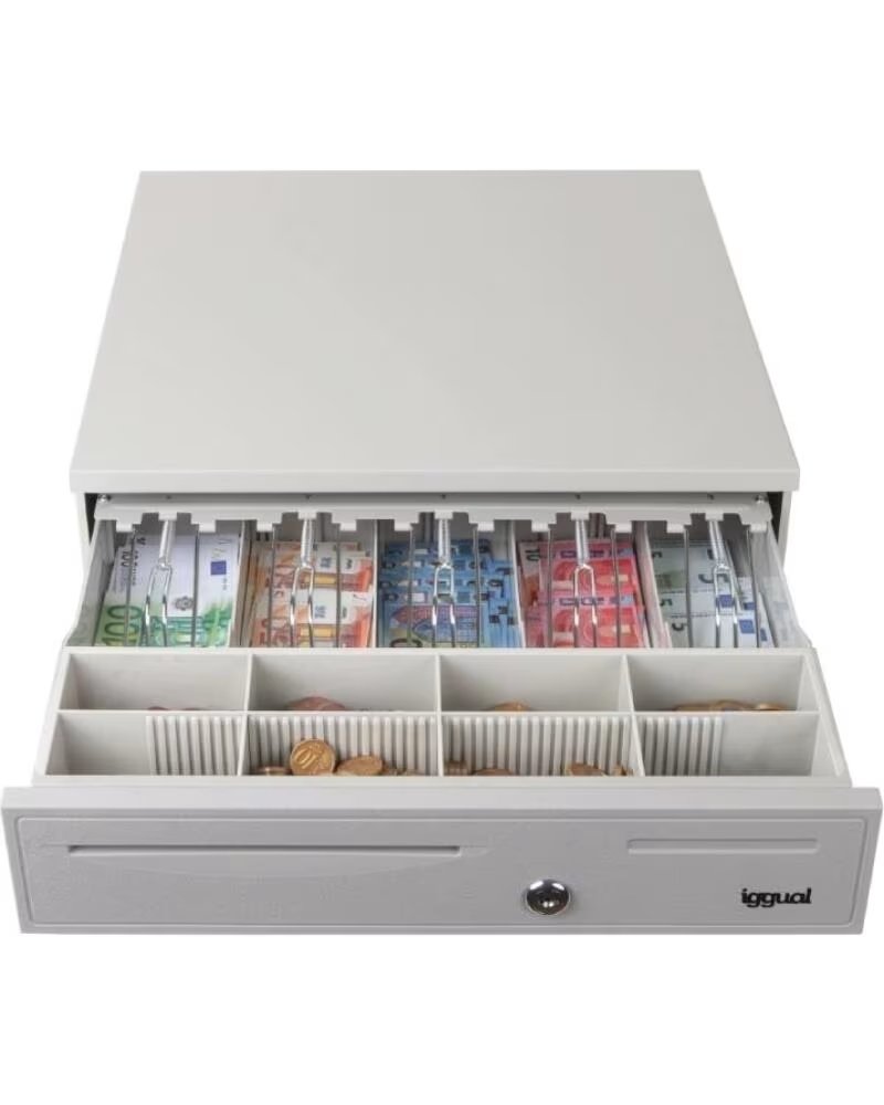 IGGUAL Cajon Portamonedas IRON-50W 42cm 58 blanco