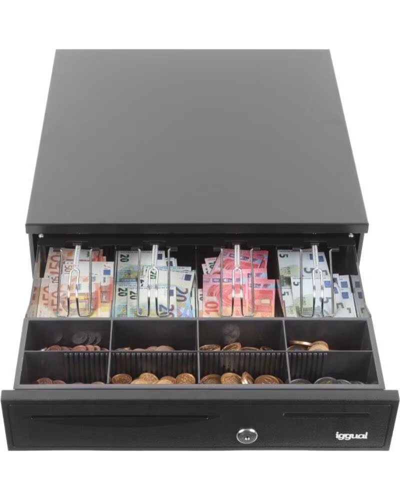 IGGUAL Cajon portamonedas IRON-20 42cm 48 negro
