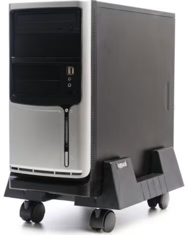 IGGUAL SOP1 Soporte CPU ajustable con ruedas