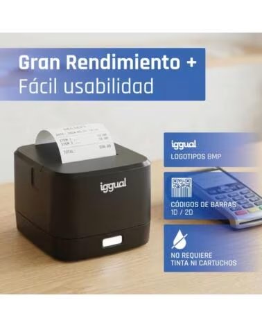 IGGUAL Impresora termica tickets TP EASY 58 USBRJ