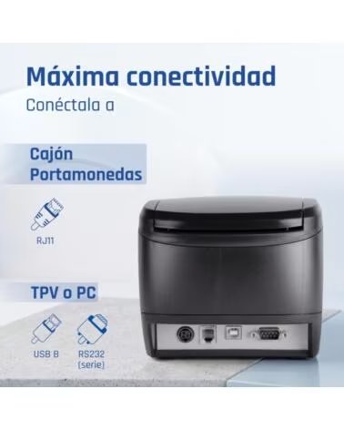 IGGUAL Impresora termica tickets TP7001 USBRS232