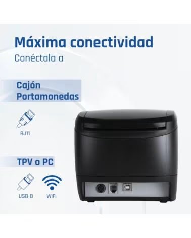 IGGUAL Impresora termica TP EASY 80 USBRJ11 WiFi
