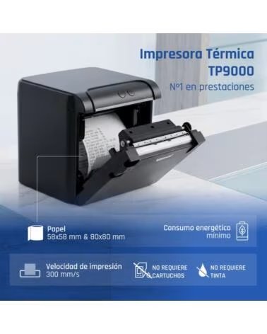 IGGUAL Impresora Termica TP9000 USBRJ45RJ45RS232