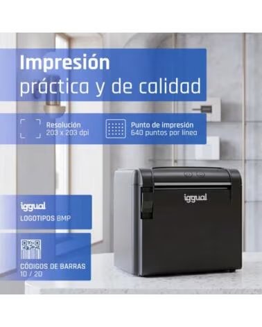 IGGUAL Impresora Termica TP9000 USBRJ45RJ45RS232
