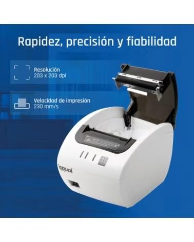 IGGUAL Impresora termica TP EASY 80W USBRJ11 blan
