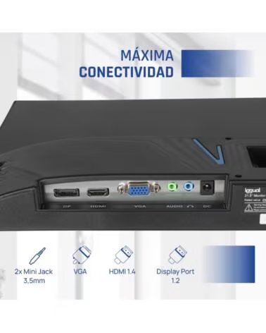 IGGUAL Monitor 21 5 IPS 1ms FHD 120Hz VGA HDMI DP