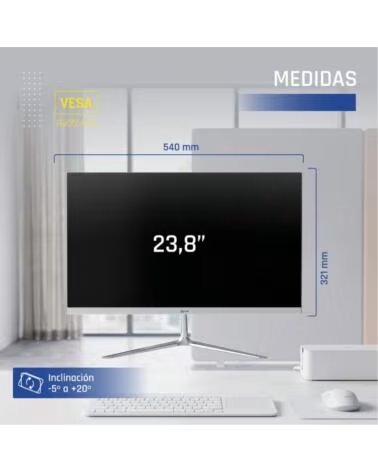 IGGUAL Monitor 24 IPS 1ms FHD 120Hz MM blanco