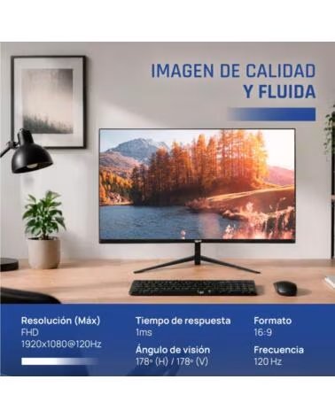 IGGUAL Monitor 27 IPS 1ms FHD 120Hz VGA HDMI MM