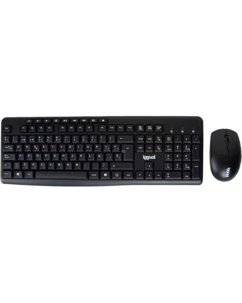 IGGUAL Kit teclado raton inalambrico WMK-BASIC