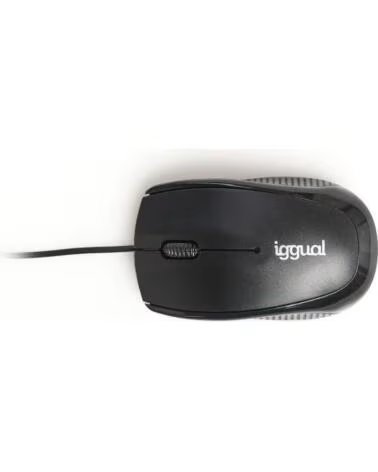 IGGUAL Raton optico COM-BASIC-800DPI BLACK
