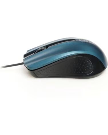IGGUAL Raton optico COM-ERGONOMIC-RL-800DPI azul