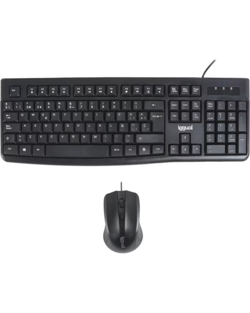 IGGUAL Kit teclado y raton CMK-BUSINESS2 negro