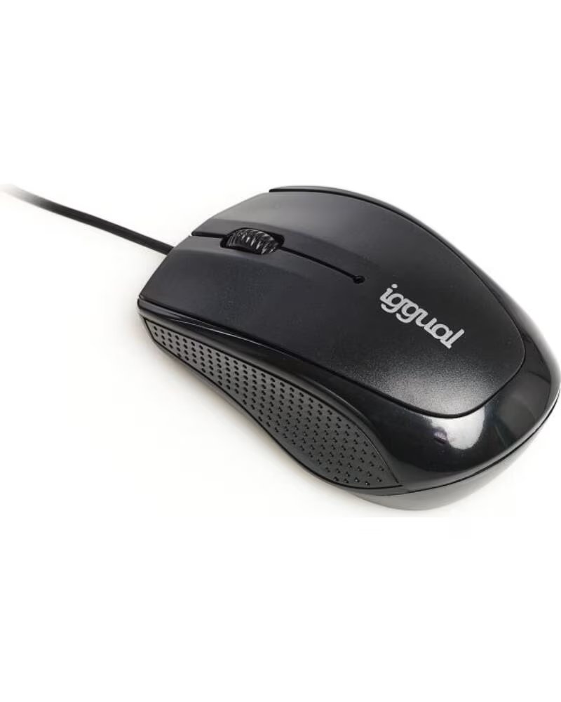 IGGUAL Raton optico COM-BASIC-800DPI BLACK