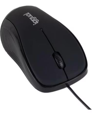 IGGUAL Raton optico XS-KIDS-1600DPI negro