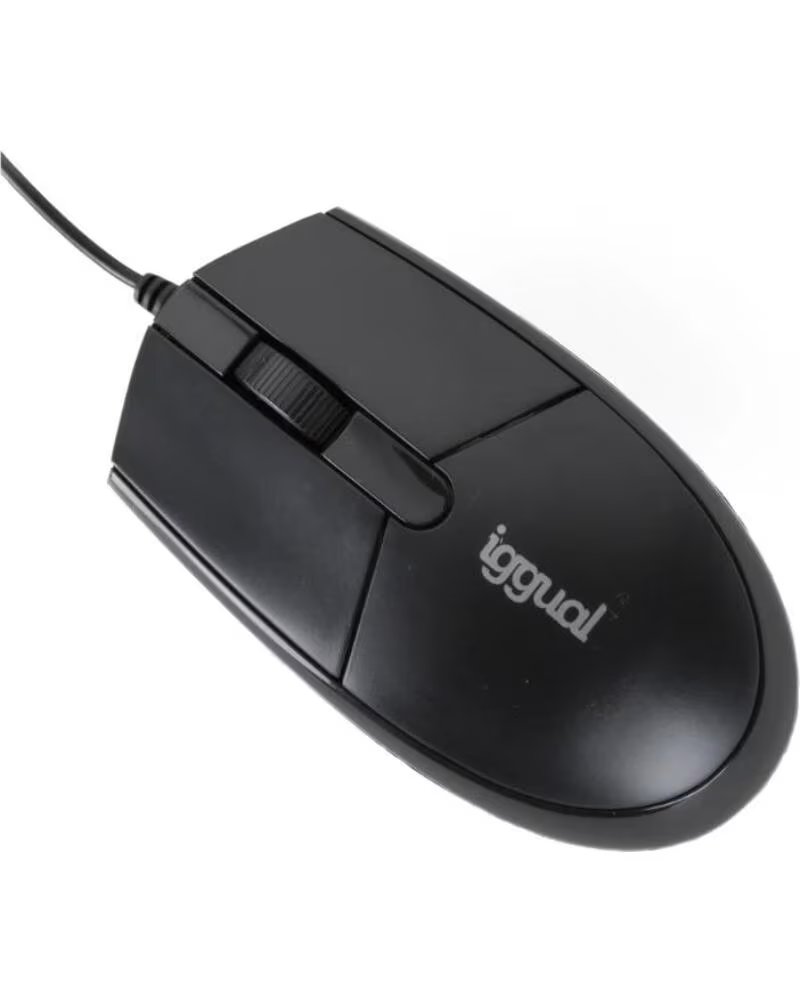 IGGUAL Raton optico COM-BASIC3-800DPI negro