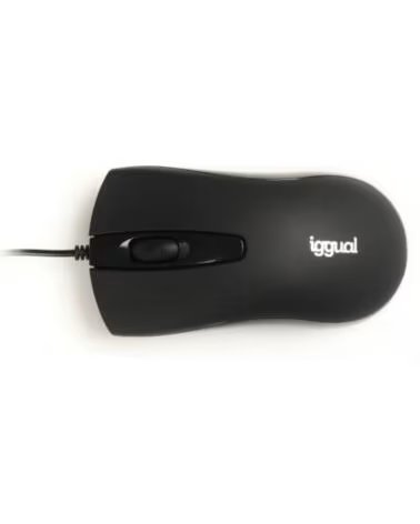 IGGUAL Raton optico COM-BUSINESS-1200DPI negro