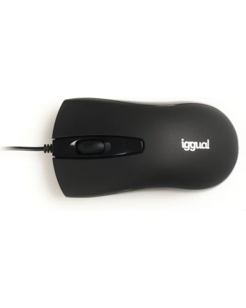 IGGUAL Raton optico COM-BUSINESS-1200DPI negro