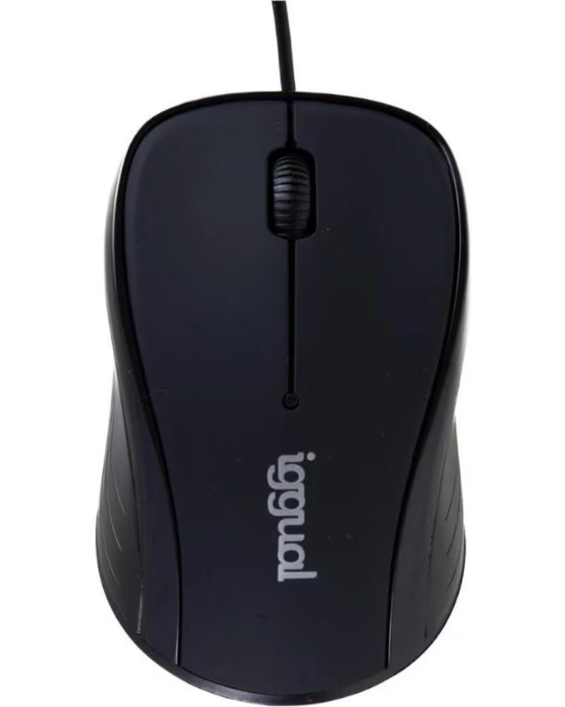 IGGUAL Raton optico XS-KIDS-1600DPI negro