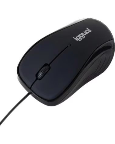 IGGUAL Raton optico XS-KIDS-1600DPI negro