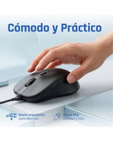 IGGUAL Raton USB OFFICE-ELITE-PRO-6D 3600DPI