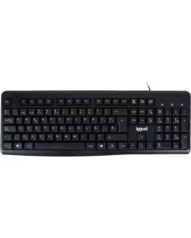 IGGUAL Teclado estandar CK-BASIC2-105T negro