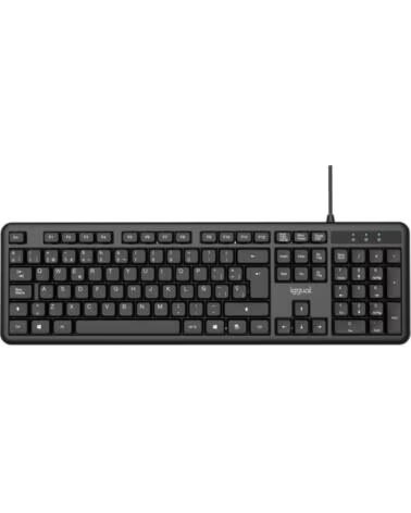 IGGUAL Teclado USB estandar CK-OFFICE-105T negro