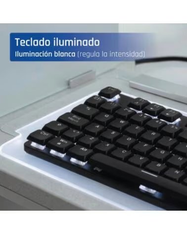 IGGUAL Teclado USB mecanico CK-MECHA-105T negro