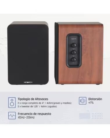 IGGUAL Altavoces 2 0 50W Bluetooth 5 3 Home Studio