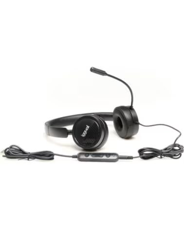 IGGUAL Auriculares con micro Dual Tech USB-3 5 mm