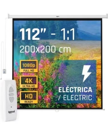 IGGUAL Pantalla electrica 1 1 112 200x200 cm