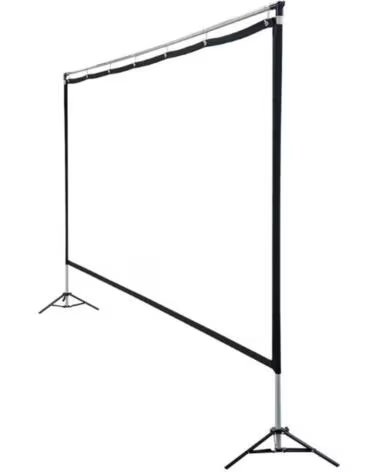 IGGUAL Pantalla exterior portable 100 221x124 cm