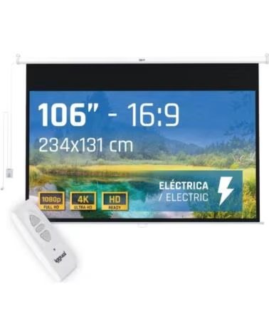 IGGUAL Pantalla electrica 16 9 106 234x131 cm