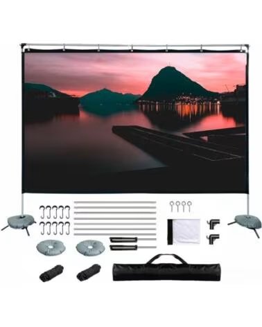 IGGUAL Pantalla exterior portable 120 265x149 cm