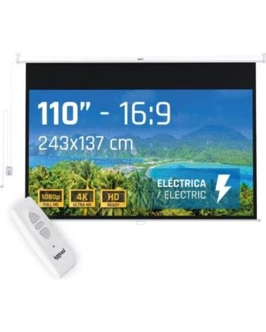 IGGUAL Pantalla electrica 16 9 110 243x137 cm