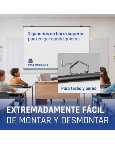 IGGUAL Pantalla enrollable manual 10016 9 PEM100p