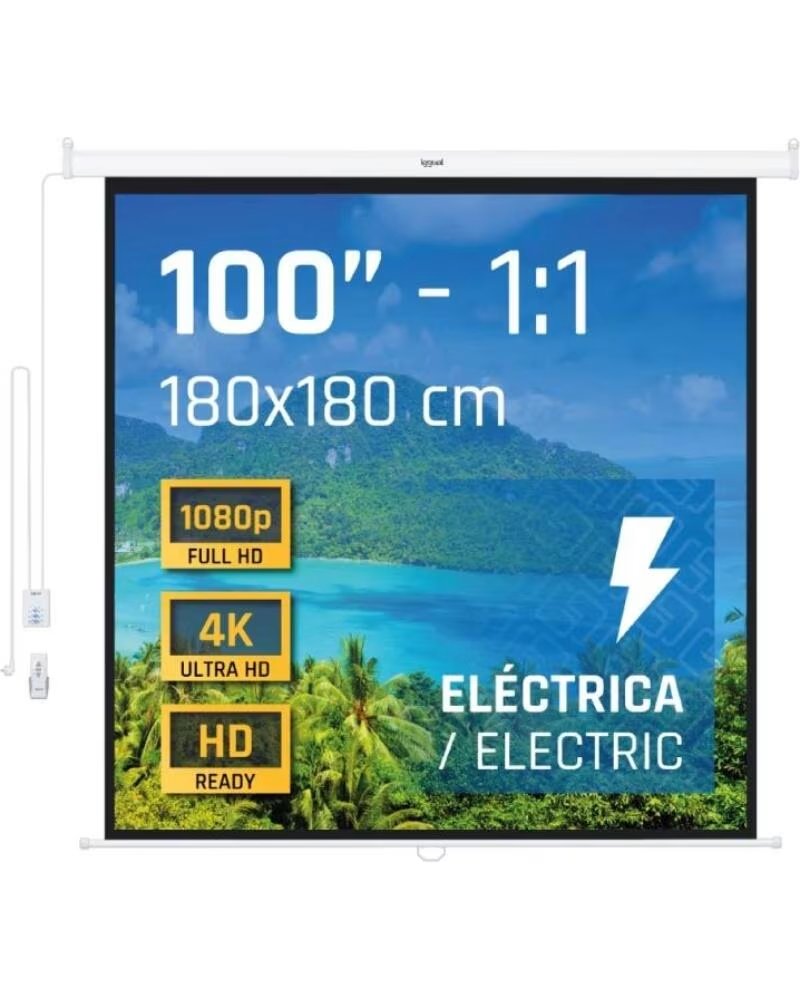 IGGUAL Pantalla electrica 1 1 100 180x180 cm