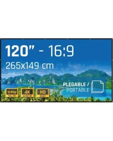 IGGUAL Pantalla plegable ECO-COST 120 16 9